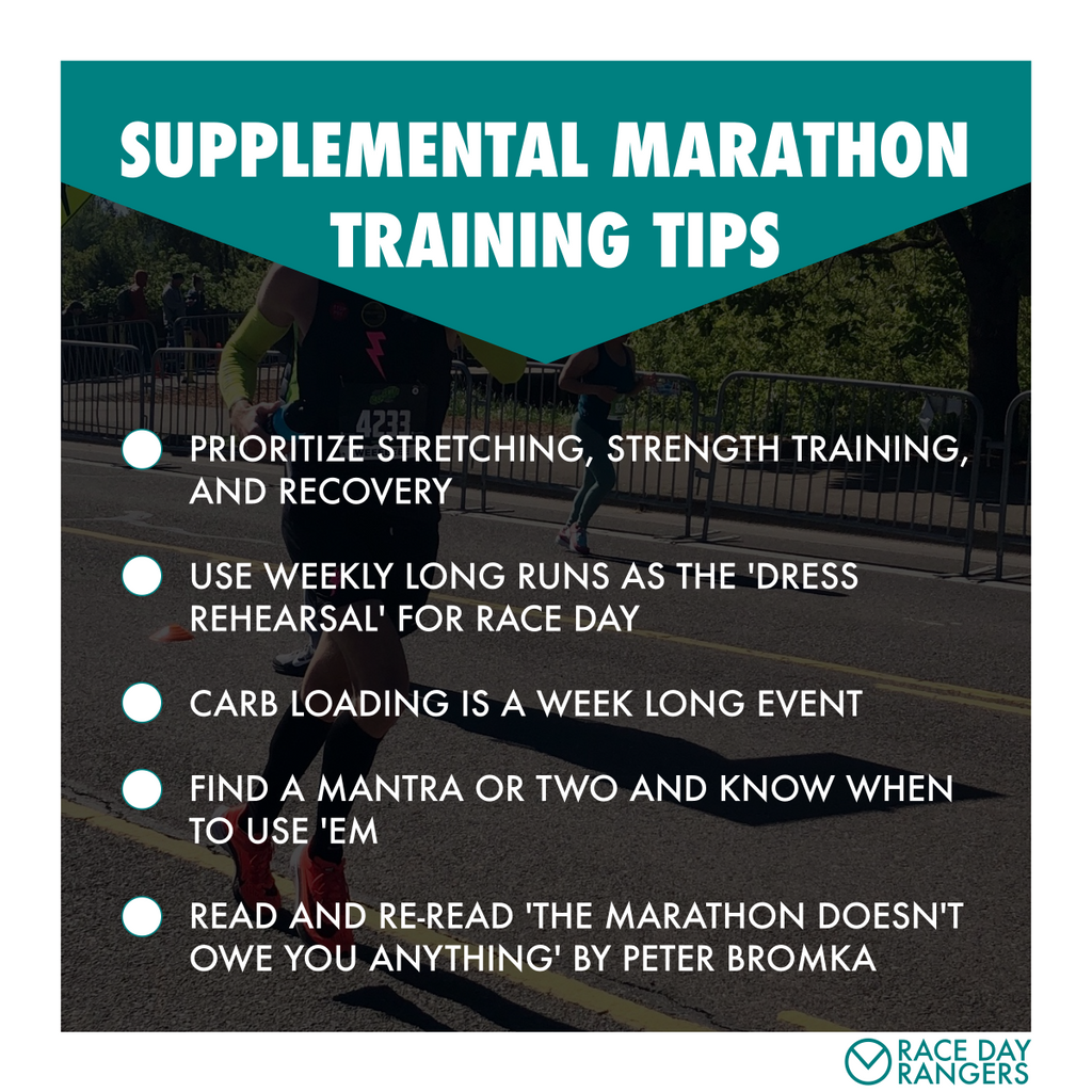 Supplemental Marathon Training Tips