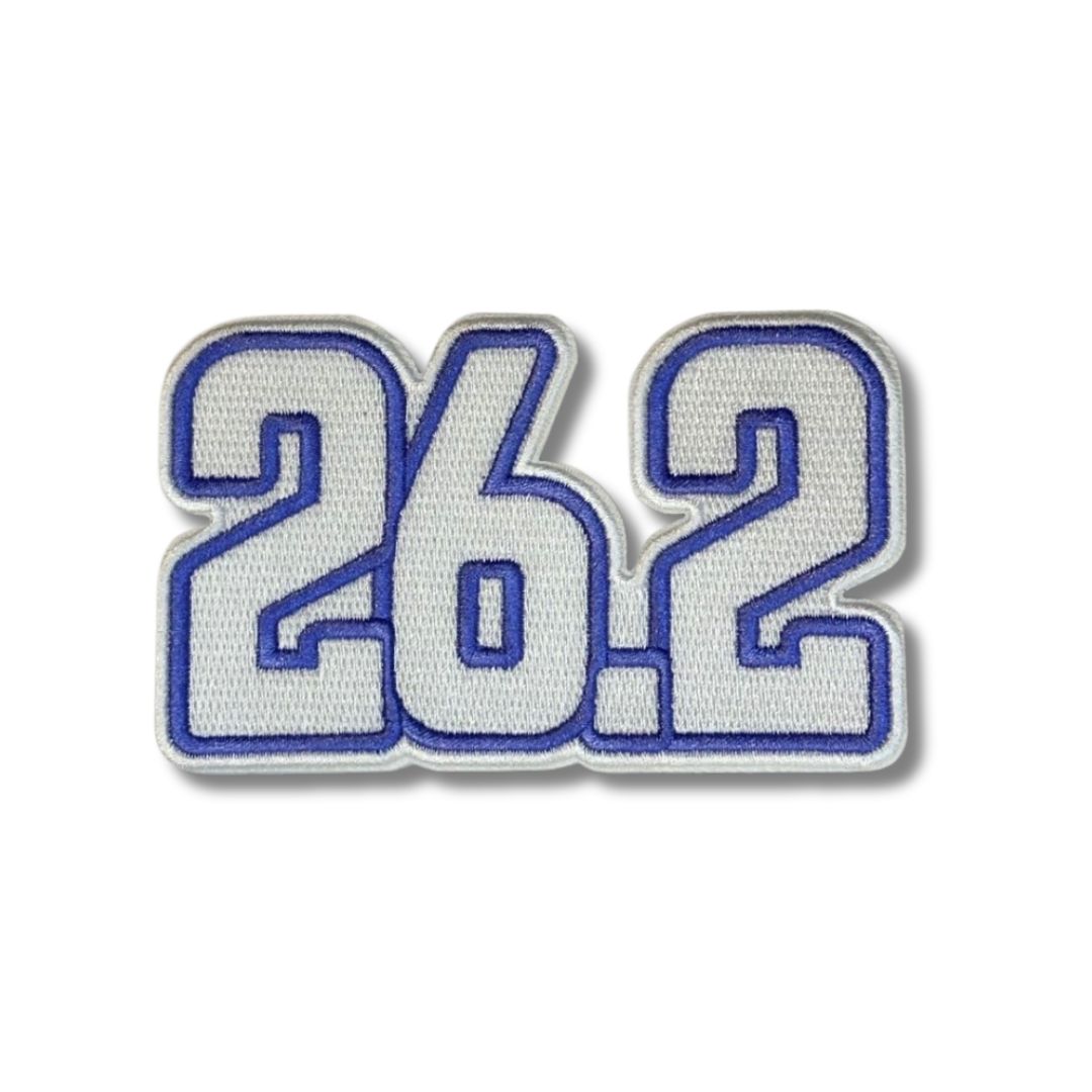 26.2 Die-Cut Marathon Milestone Patch