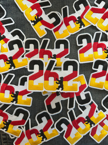 Berlin 26.2 Die-Cut Marathon Milestone Patch