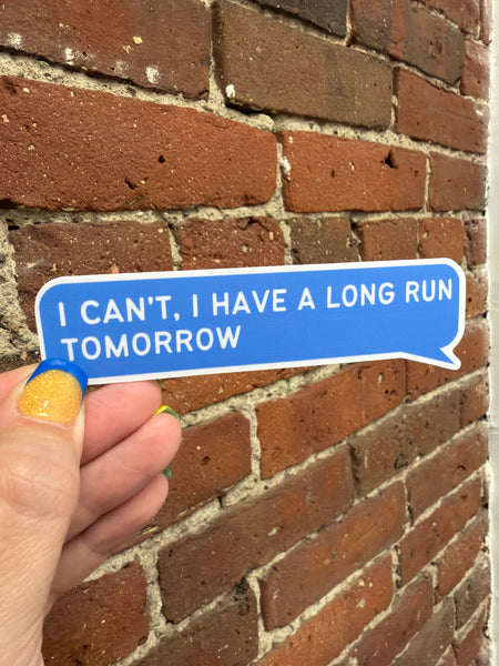 A Runner’s Rejection Sticker