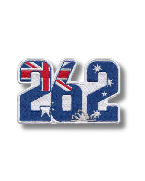 Sydney 26.2 Die-Cut Marathon Milestone Patch