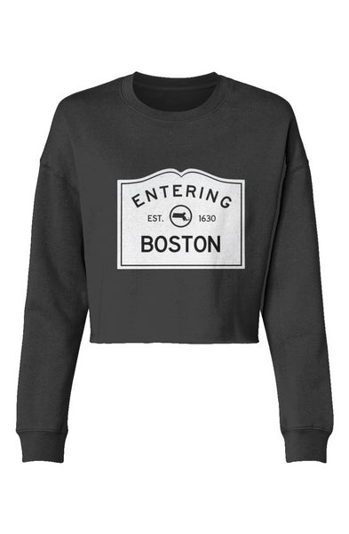 Entering Boston Lightweight Cropped Crew