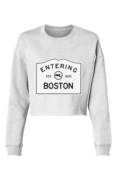 Entering Boston Lightweight Cropped Crew