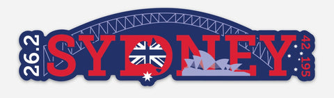 Sydney 26.2 Sticker