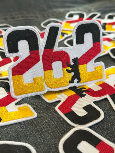 Berlin 26.2 Die-Cut Marathon Milestone Patch
