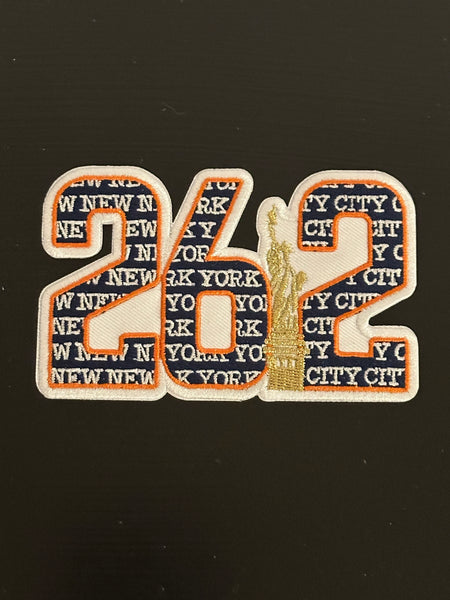 New York City 26.2 Die-Cut Marathon Milestone Patch
