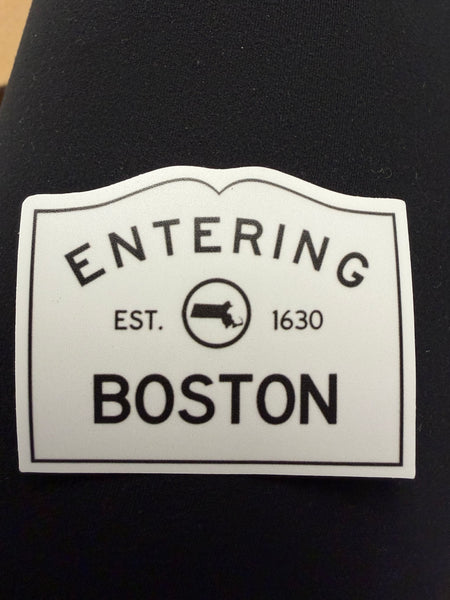 Entering Boston Sticker