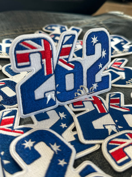 Sydney 26.2 Die-Cut Marathon Milestone Patch