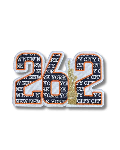 New York City 26.2 Die-Cut Marathon Milestone Patch
