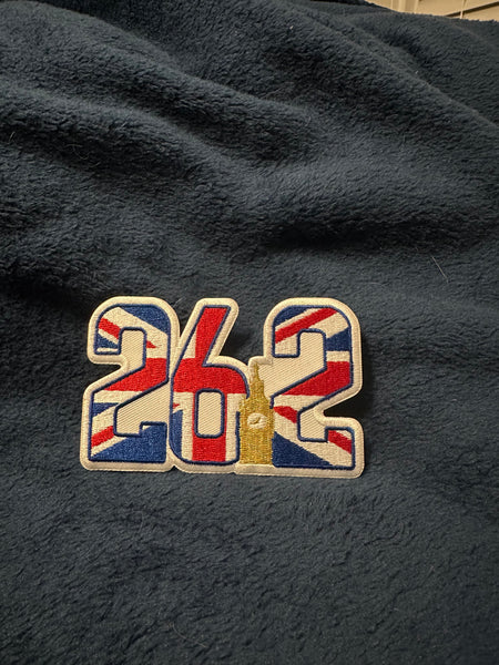 London 26.2 Die-Cut Marathon Milestone Patch