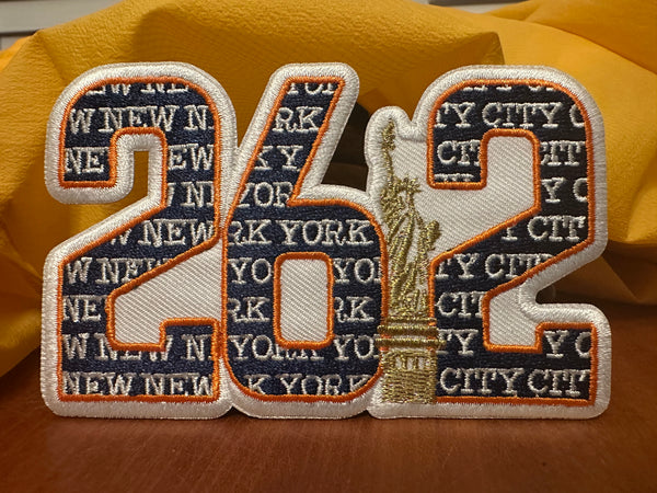 New York City 26.2 Die-Cut Marathon Milestone Patch
