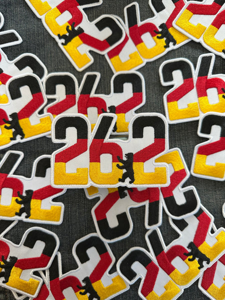 Berlin 26.2 Die-Cut Marathon Milestone Patch