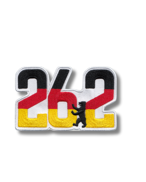 Berlin 26.2 Die-Cut Marathon Milestone Patch