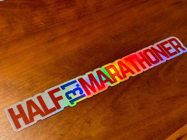 13.1 Half Marathoner Holographic Sticker