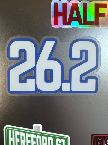 26.2 Clear Edge Sticker