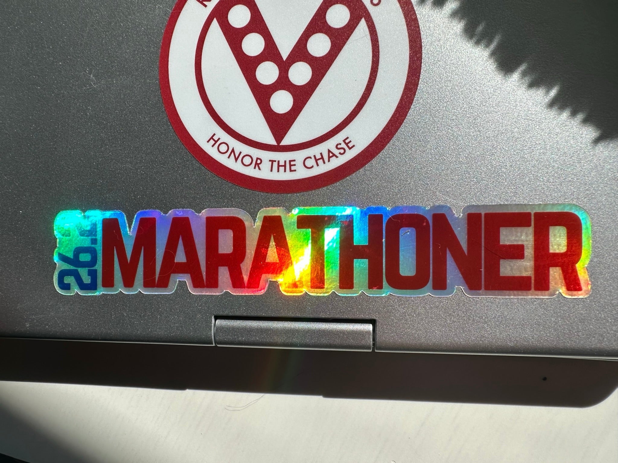 26.2 Marathoner Holographic Sticker