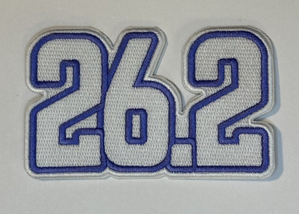 26.2 Die-Cut Marathon Milestone Patch