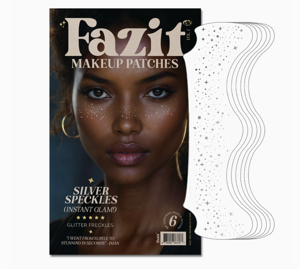 Fazit Makeup Patches for Cheeks | Race Day Glitter Temporary Tattoos