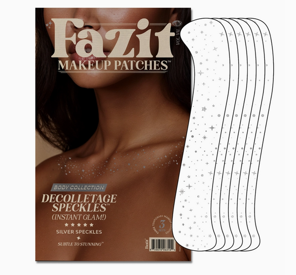Fazit Makeup Patches for Decolletage | Race Day Glitter Temporary Tattoos