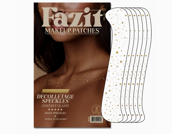 Fazit Makeup Patches for Decolletage | Race Day Glitter Temporary Tattoos