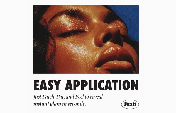 Fazit Makeup Patches for Eyes | Race Day Glitter Temporary Tattoos