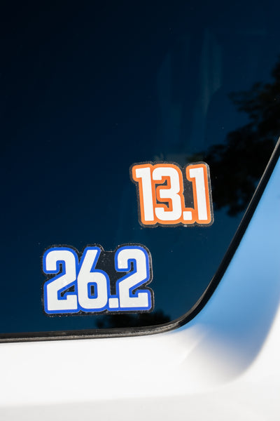 13.1 Half Marathon Clear Edge Sticker