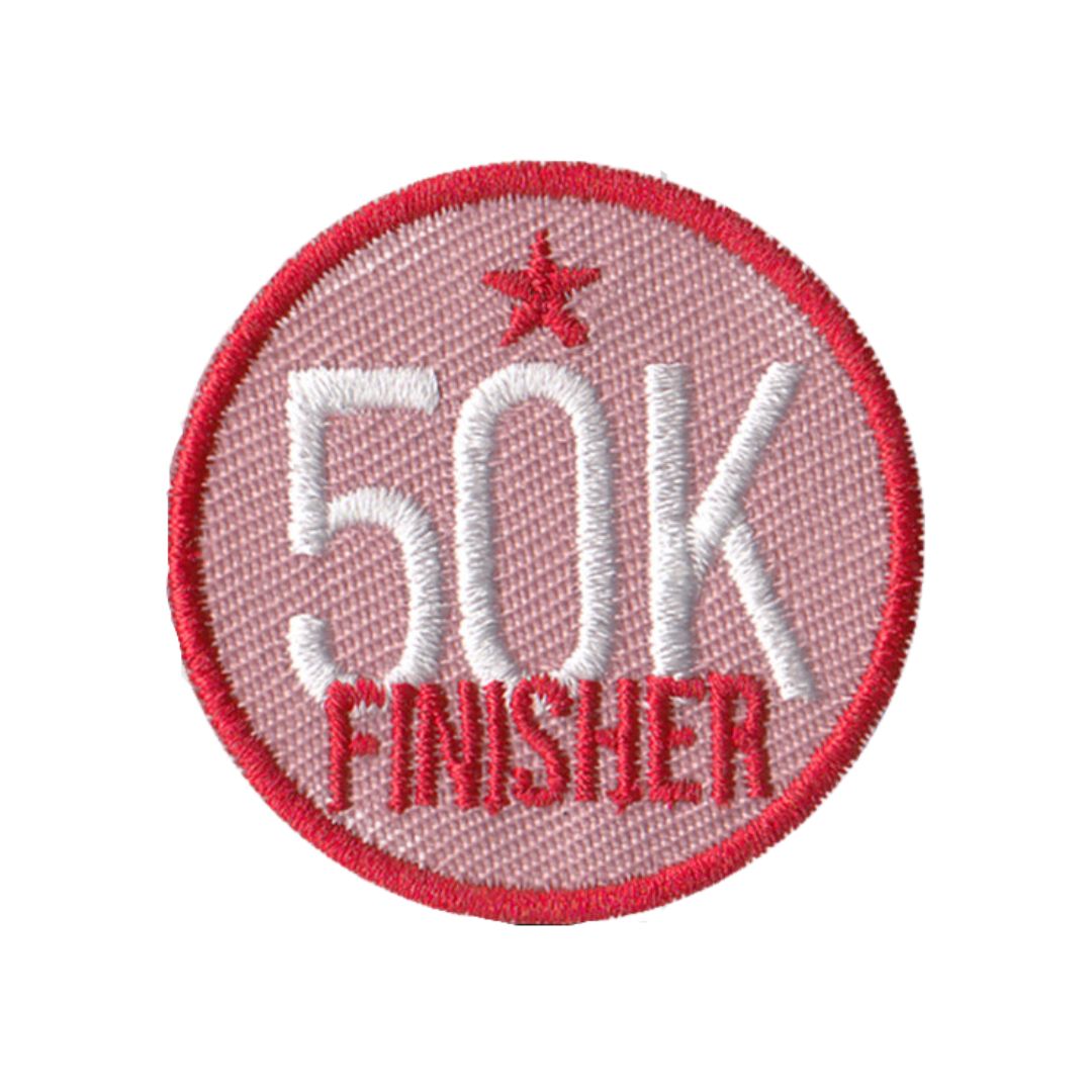 50K Ultra Finisher (31.01 miles) Merit Badge Patch for Runners