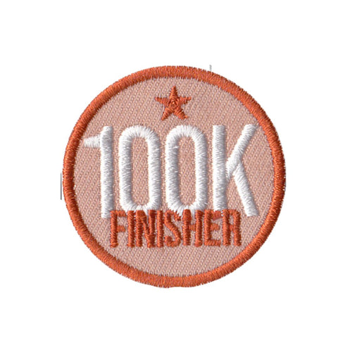 100K Ultra Finisher (62.1 miles) Merit Badge Patch for Runners