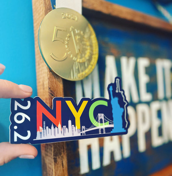 NYC 26.2 Sticker