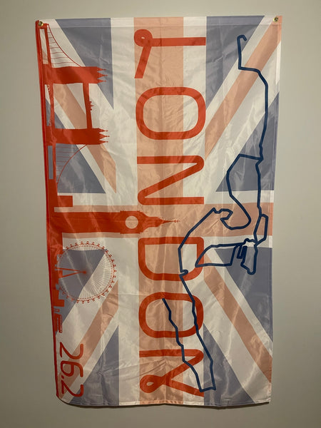 London 26.2 Race Flag