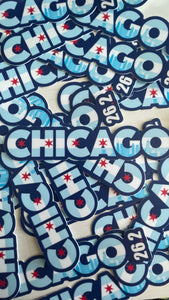 Chicago 26.2 Race Sticker