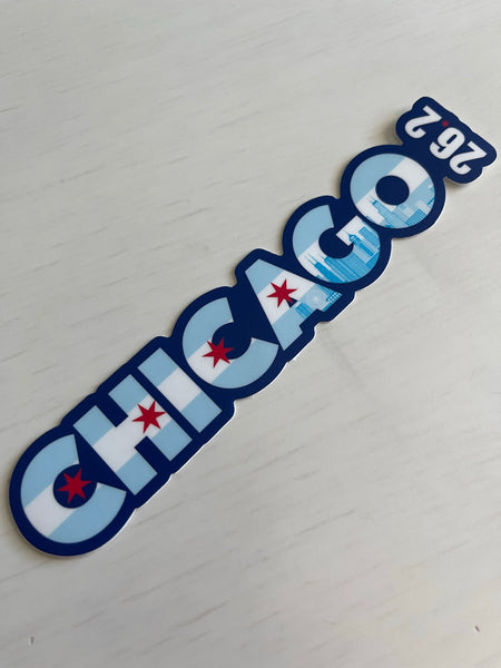 Chicago 26.2 Race Sticker