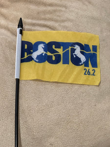 Boston 26.2 Hand Flag