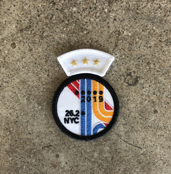 race day rangers 3 star finisher insignia world major marathon patch for runners nyc 2019