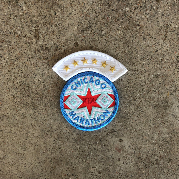 race day rangers 6 star finisher insignia world major marathon patch for runners chicago 2019