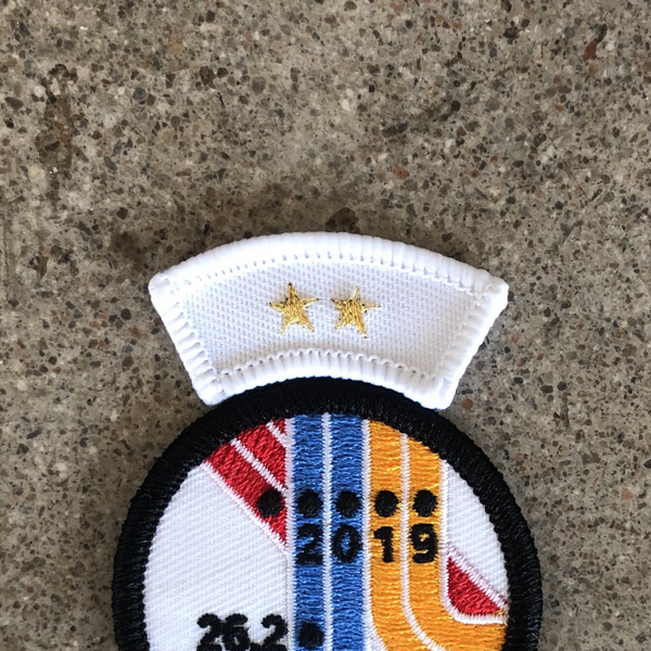 Two Star Finisher Insignia Patch for World Major Marathons