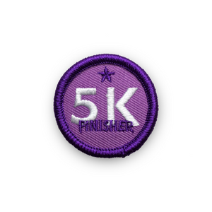 5K Finisher (3.1 Miles) Merit Badge Patch for Runners
