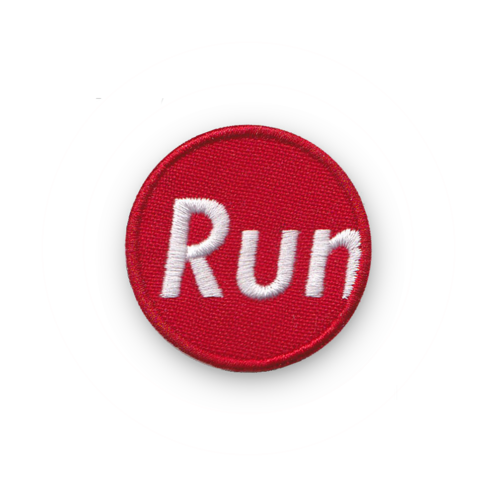 A Run Supreme Merit Badge Patch for Runners
