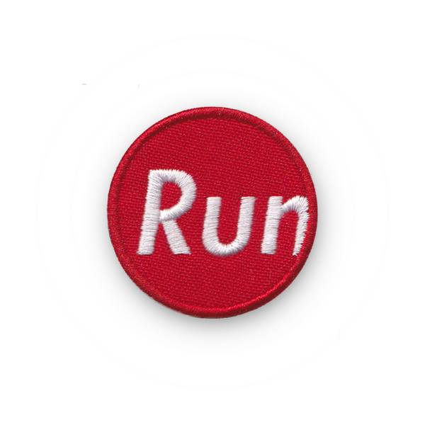 A Run Supreme Merit Badge Patch for Runners
