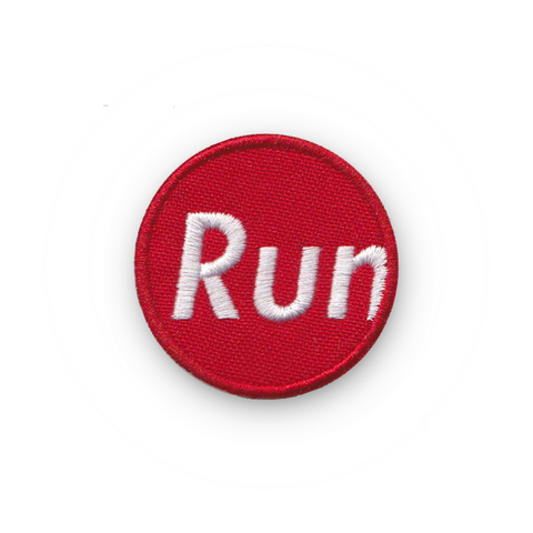 A Run Supreme Merit Badge Patch for Runners