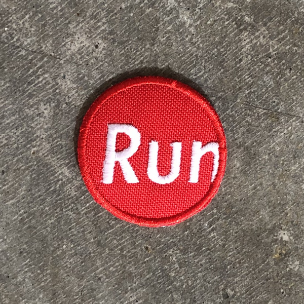 A Run Supreme Merit Badge Patch for Runners