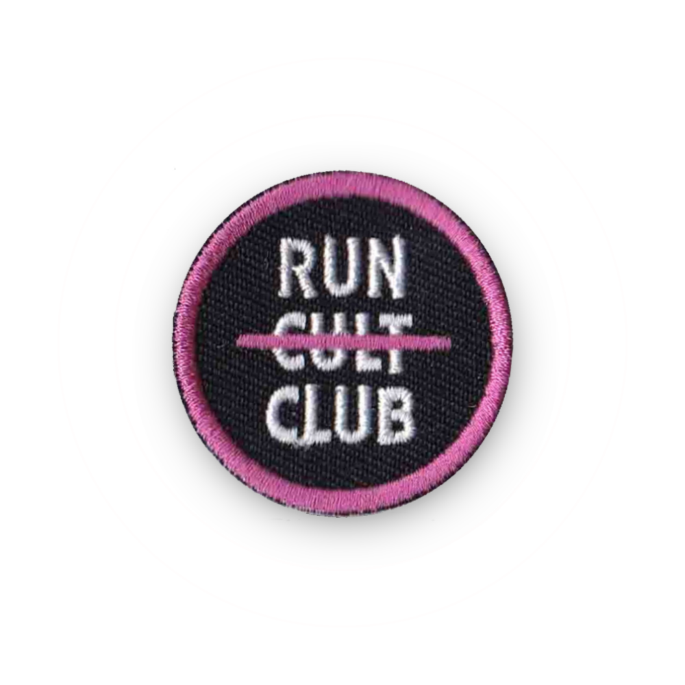 Run Club Devotee Merit Badge Patch for Runners