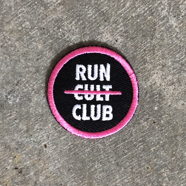 Run Club Devotee Merit Badge Patch for Runners