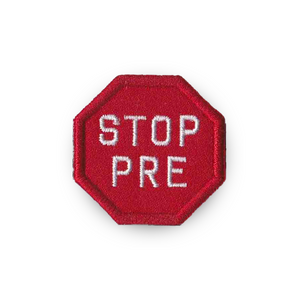 STOP PRE Merit Badge Patch for Runners