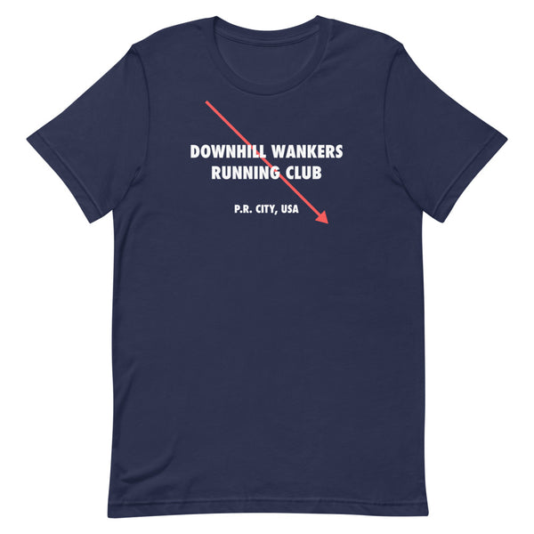 Downhill Wankers Running Club Tee