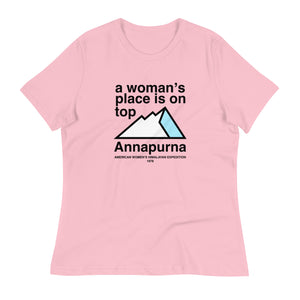 Annapurna Women's Expedition 1978 Women's Relaxed T-Shirt